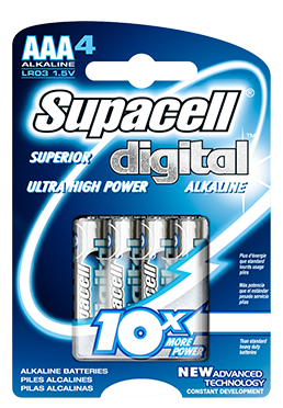 Supacell AAA Alkaline Batteries Pack