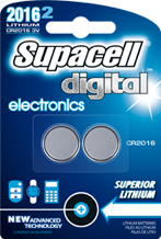 Supacell electronic button cell batteries